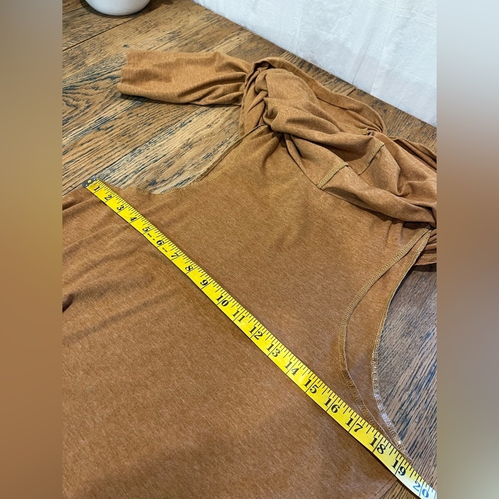 ROSE MATERNITÉ Camel Twist Front Dress – Size XL - Picture 7 of 8